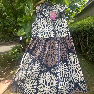 Manuheali'i awapuhi quilt dress with tags